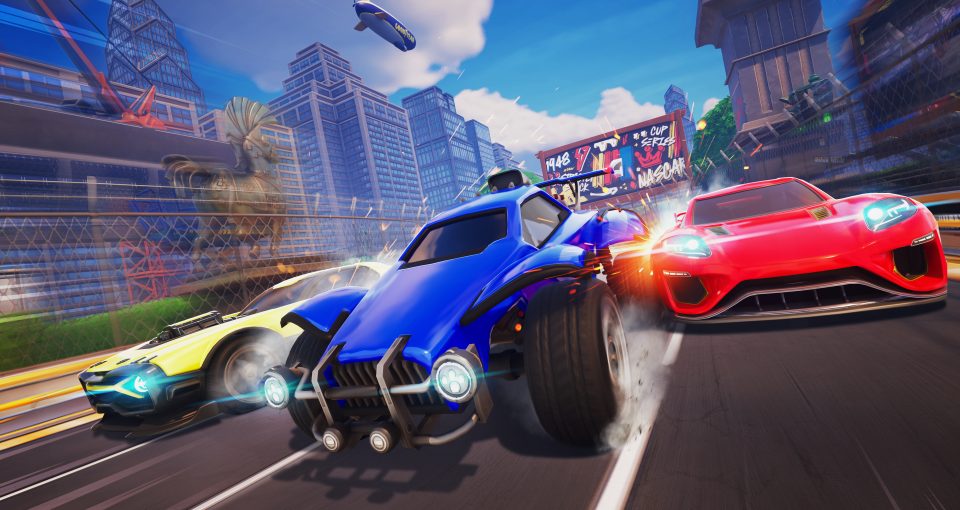 NASCAR Chicago Street Fortnite experience artwork